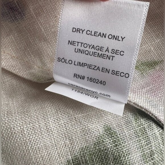 NEW Cara Cara Calypso Belted Midi Dress Wisteria Ginger Root Floral | US 4 UK 8 - Picture 14 of 14